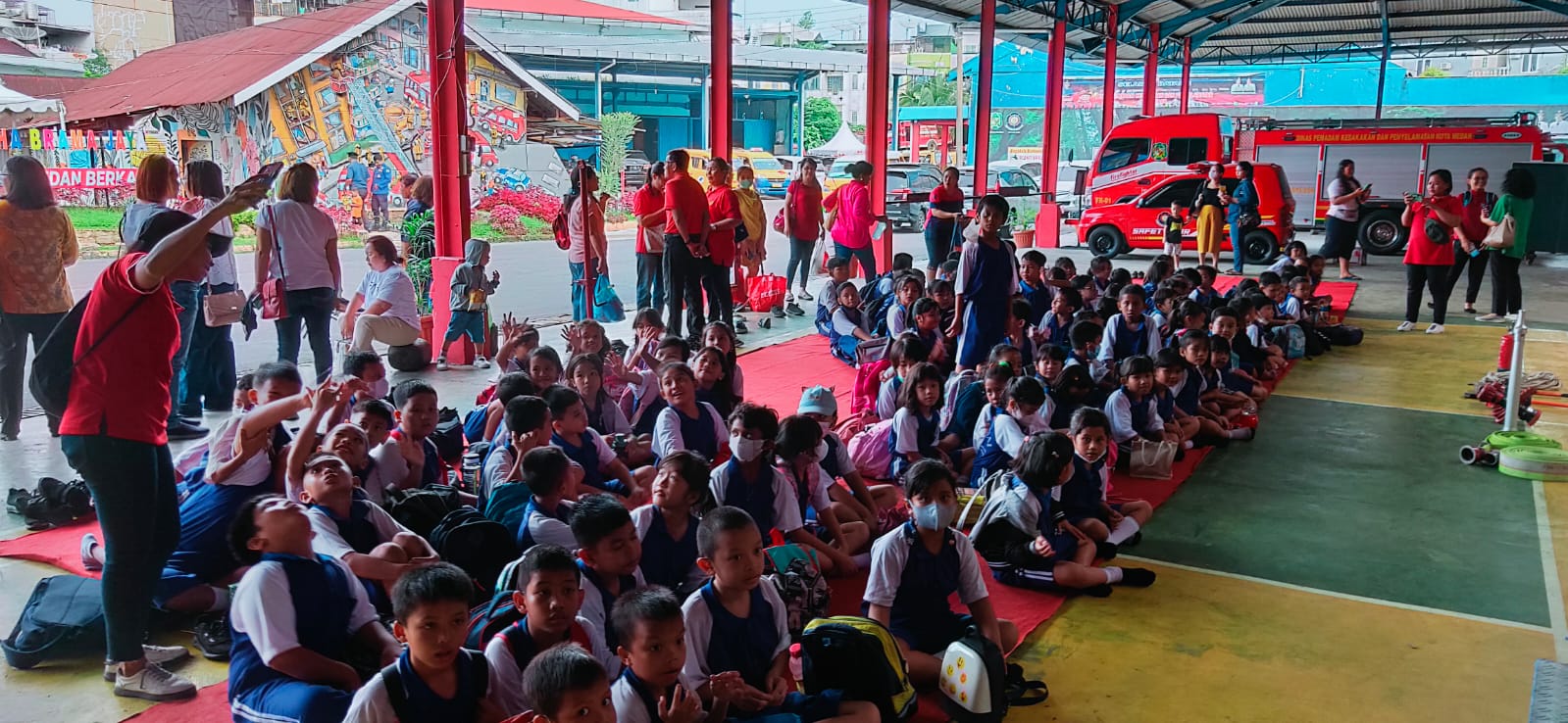 Kegiatan Penyuluhan Edukasi Pencegahan dan Penanggulangan Kebakaran Sekolah Dasar (SD) Kota Medan Tahun 2023